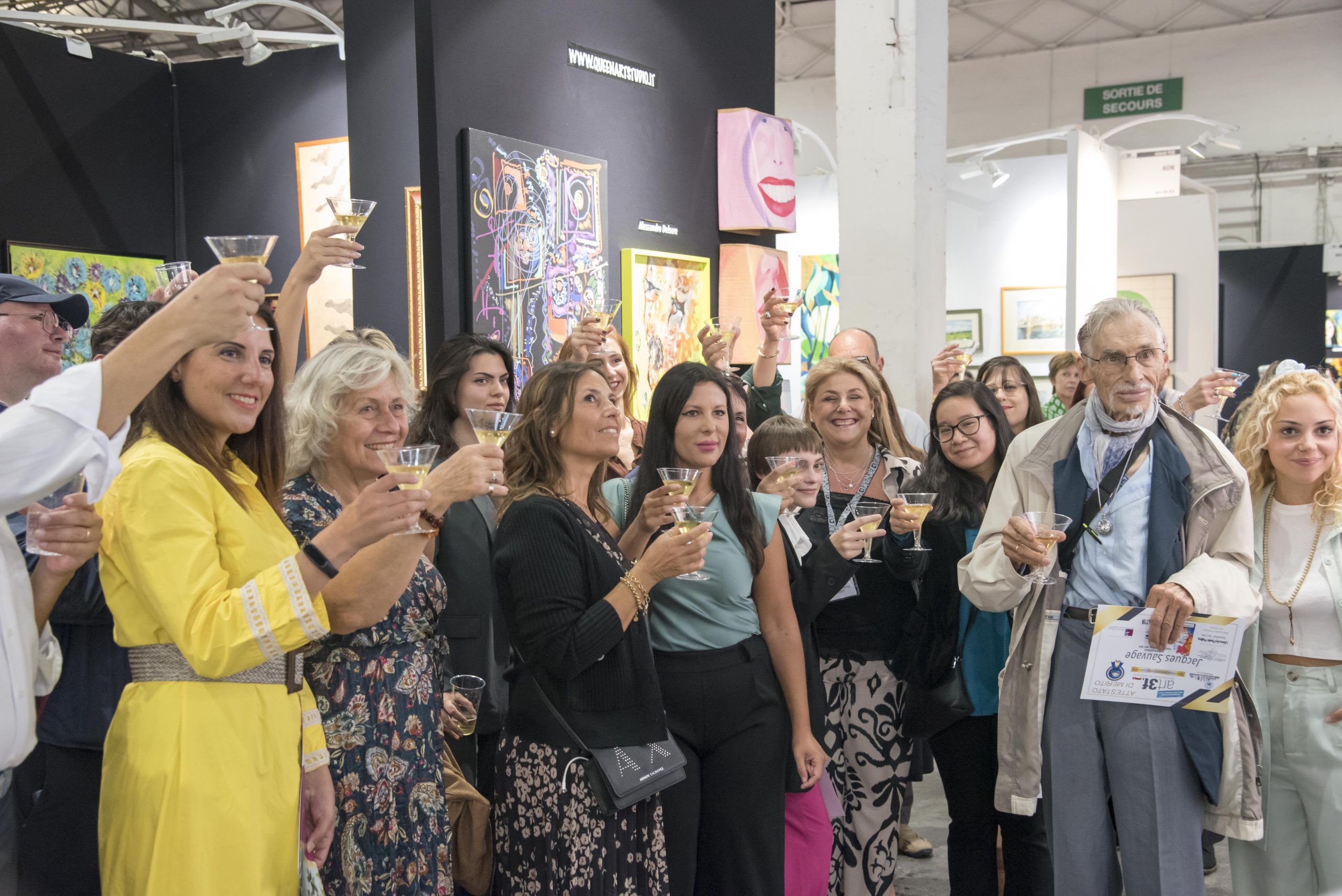 Con gli artisti alla Fiera Art3F di Marsiglia 2022