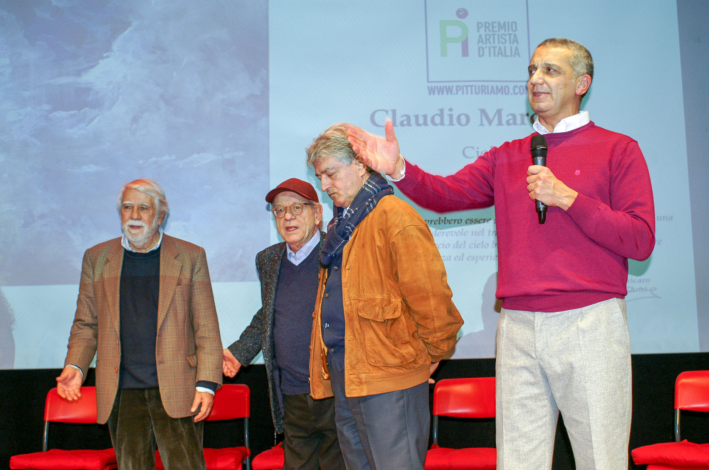 Nino Argentati al premio Artista d'Italia 2022