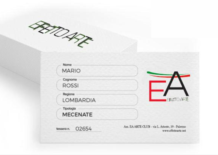 Tessera Associazione Effetto Arte